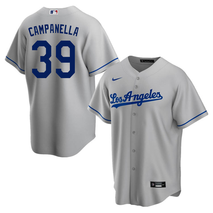 Nike Men #39 Roy Campanella Los Angeles Dodgers Baseball Jerseys Sale-Gray